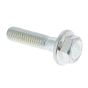 Metric HT Flanged Setscrews, Grade 8.8, Zinc Plated, M6 x 25, Pack of 100