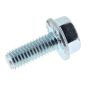 Metric HT Flanged Setscrew Grade 8.8, Zinc Plated, M8 x 20 - Pack of 100