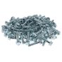 Metric HT Flanged Setscrews, Grade 8.8, Zinc Plated, M8 x 35, Pack of 100