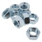 Metric Steel Nuts, Zinc Plated, Size: M24 - Pack of 10 