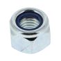 Metric Nylon Insert Locking Nut, 'P' Zinc Plated, Size: M12. Pack of 100