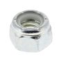 UNC Nylon Insert Locking Nuts, Zinc Plated, Size: 5/16" - Pack of 100