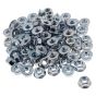 Metric Serrated Flange Nuts, Zinc Plated, Size: M8. Pack of 100