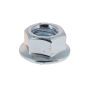 Metric Serrated Flange Nuts, Zinc Plated, Size: M12. Pack of 50