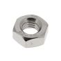Metric Stainless Steel Plain Nuts, Size: M10. Pack of 25