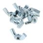 Wing Nuts, Zinc Plated, Size: M4 - Pack of 10 - 903 760