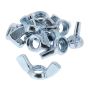 Wing Nuts, Zinc Plated, Size: M8 - Pack of 10 - 903 0763