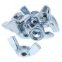 Wing Nuts, Zinc Plated, Size: M10 - Pack of 10 - 903 0764