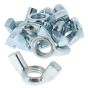 Wing Nuts (Zinc Plated) Size: M12 - Pack of 10