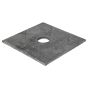 Square Plate Washer M12 (Hole) Size: 3" Thickness: 3mm - Each