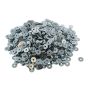 Rivet Washers, Zinc Plated. I.D: 1/8" x O.D: 1/2" - Pack of 1000