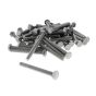 M10 x 90mm A2 Hexagon Head Stainless Steel DIN 933 Setscrews 50 Pack