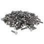 M8 x 25mm A2 Hexagon Head Stainless Steel DIN 933 Setscrews 100 Pack