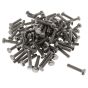 M8 x 35mm A2 Hexagon Head Stainless Steel DIN 933 Setscrews 100 Pack
