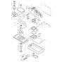 Makita 9045N Sander Assembly