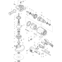 Main Assembly for Makita 9079S Angle Driver