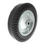 Rubber Wheel 400x70 3rel 178 Plane Bore-Steel Silver Galv Cent - Pramac Part - 907 0107