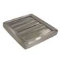 Wall Outlet Vent with Gravity Flaps 100mm Stainless Steel for Extractors