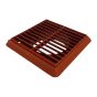 Wall Venting Outlet Grill Terracota 4" Dia Hose fitting Suitable for Home Domestic Extractor Applications