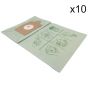 Vacuum Cleaner Paper Dust Bags for Henry Style Numatic Cleaners, Pack of 10