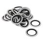 Bonded Seals M22 for Hydraulic and Pneumatic Systems - 25 Pack