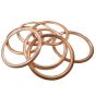 Copper Compression Washers Size: 22mm x 27mm x 2mm (Pack of 50)