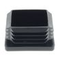 Polished End Cap for 1.5” Square Tube, Size: 38.0 x 38.0mm