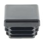 Polished End Cap for 1” Square Tube, Size: 25.4 x 25.4mm