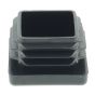 Polished End Cap for 1” Square Tube, Size: 25.4 x 25.4mm