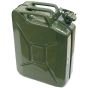 Steel Jerry Can (Jerrican) - 20 Litre - Green