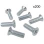 Body Screw C/Sunk Size: M8x25mm - Pack of 200