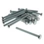 M10 x 120mm Zinc Plated 8.8 HT DIN 933 Setscrews 25 Pack