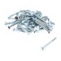 M10 x 80 Zinc Plated 8.8 Steel Bolt (50 Pack)