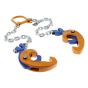 Barrel Chain Sling and Hooks Horizontal, Lifting Capacity 500kg