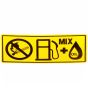 2 Stroke Label for Makita EK6100 Disc Cutter - 980114999