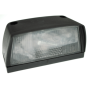 Number Plate Lamp with Bulb, 43mm x 87mm x 43mm - European Approved Black