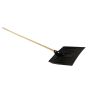 Plastic Scoop Snow Shovel with Wooden Handle