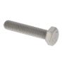 M5 x 45mm A2 Hexagon Head Stainless Steel DIN 933 Setscrews 200 Pack