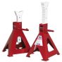 Axle Stands (Pair) 10tonne Capacity per Stand Auto Rise Ratchet Sealey Part No. AAS10000