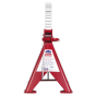 Axle Stands (Pair) 10tonne Capacity per Stand Auto Rise Ratchet Sealey Part No. AAS10000
