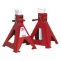 Axle Stands (Pair) 10tonne Capacity per Stand Auto Rise Ratchet Sealey Part No. AAS10000