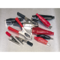 Crocodile Clip Assortment 60pc Red & Black Sealey Part No. AB023CA