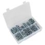 Self Drilling Screw Assortment 410pc Hex Head Zinc DIN 7504K Sealey Part No. AB061SDH