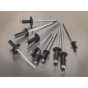 Rivet Assortment 200pc Black Anodised Sealey Part No. AB074BR
