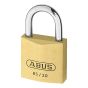 85/30 30mm Brass Padlock Carded by ABUS - 35432