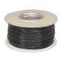 Automotive Cable Thin Wall Single 2mm(sq) 28/0.30mm 50mtr Black Sealey Part No. AC2830BK