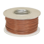 Automotive Cable Thin Wall Single 2mm(sq) 28/0.30mm 50mtr Brown Sealey Part No. AC2830BN