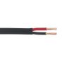 Automotive Cable Thick Wall Flat Twin 2 x 2mm(sq) 28/0.30mm 30mtr Black Sealey Part No. AC2830TWTK