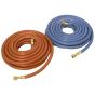 Oxygen / Acetylene Hose Sets, 10mm Hose, Length: 10m