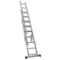 Aluminium Extension Combination Ladder 3x7 EN 131 Sealey Part No. ACL307